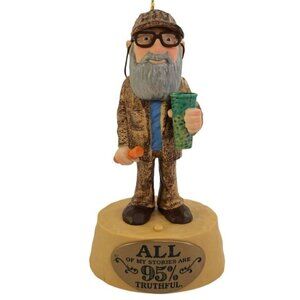 Hallmark Magic Ornament Duck Dynasty‎ Silas Uncle Si Robertson 2014 Sound